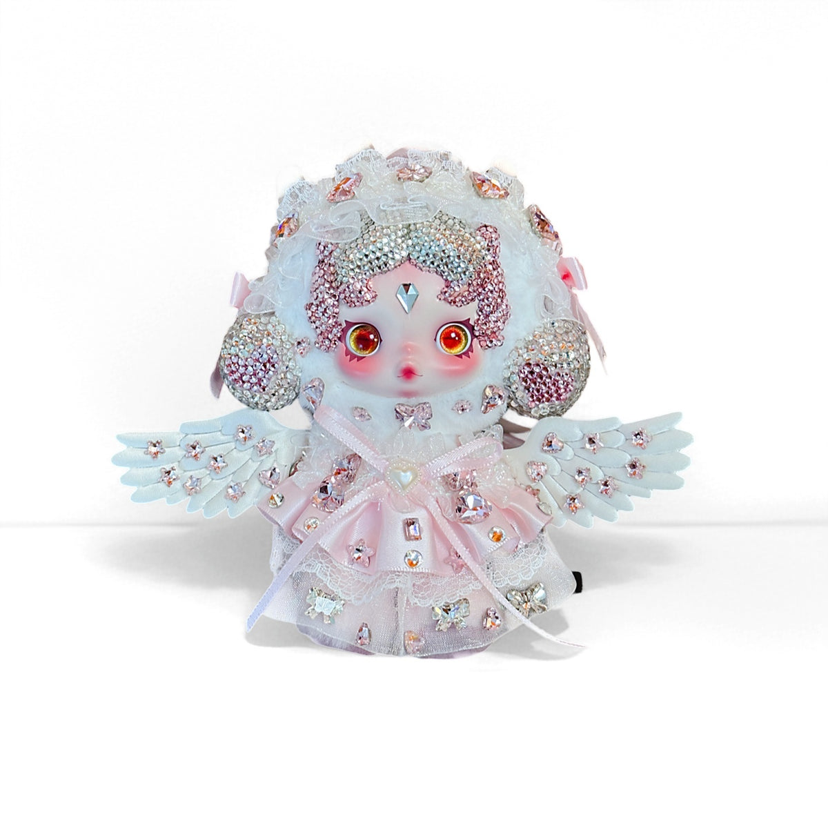 SKULLPANDA POPMART DIAMOND DOLL DESIGN DIY DOLL
